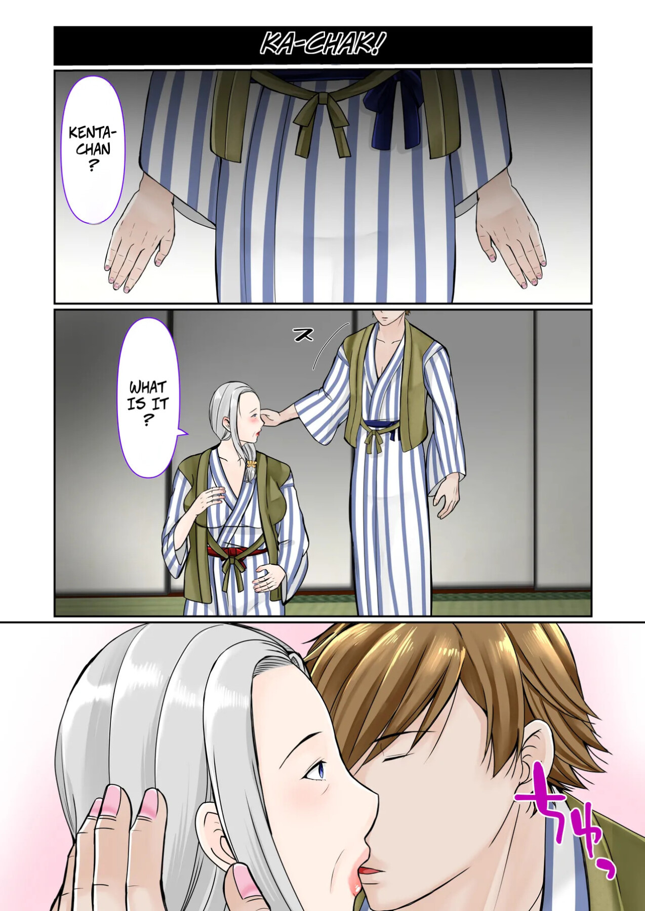 Hentai Manga Comic-A 3-Day, 2-Night Hot Spring Trip With My Grandmother (-Chapter 1)-11